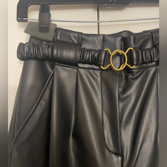 NWT Veronica Beard Vegan Leather Pants - Picture 8 of 9